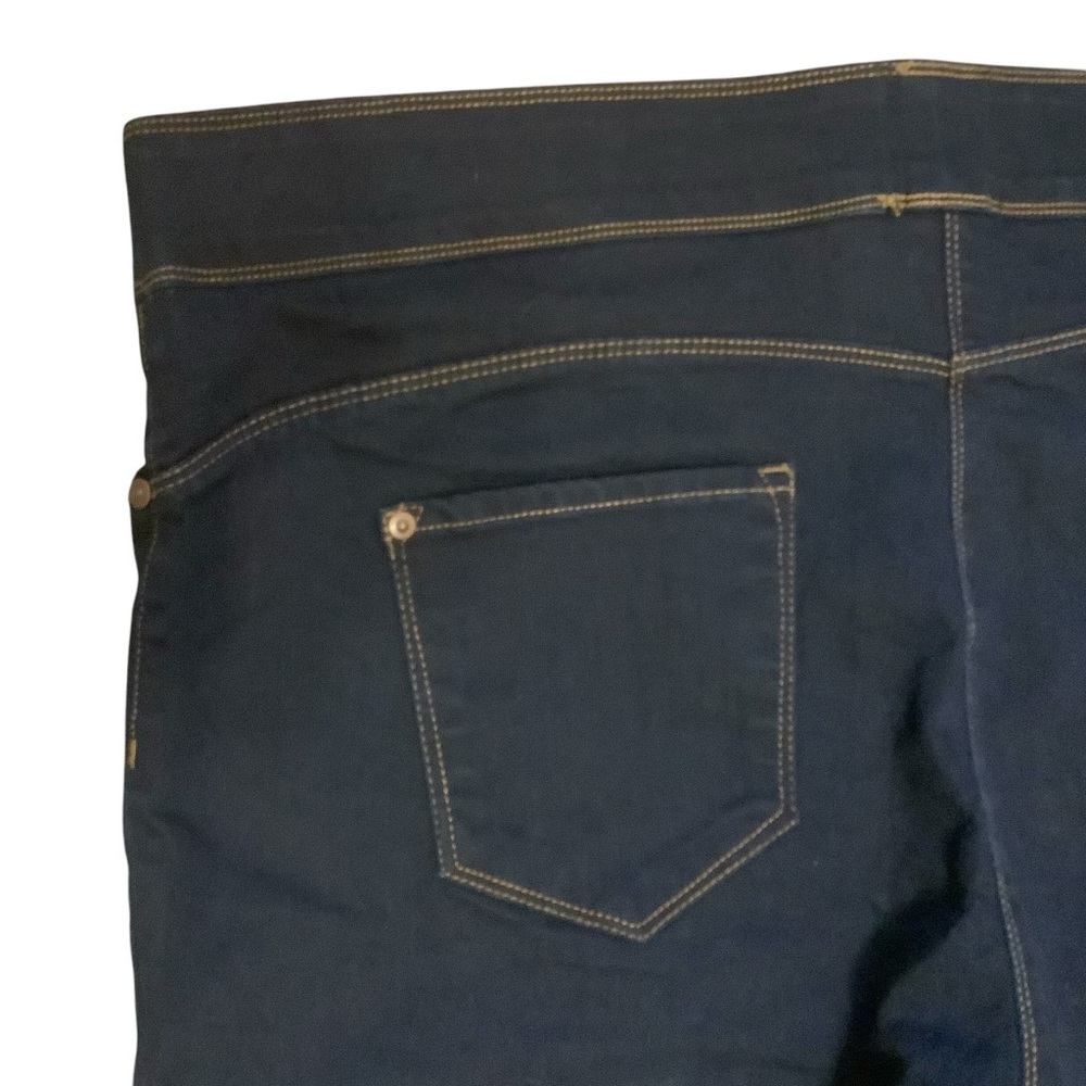 BELLINA CROPPED DARK WASH PULL UP JEANS/ Size XXL - Picture 4 of 8
